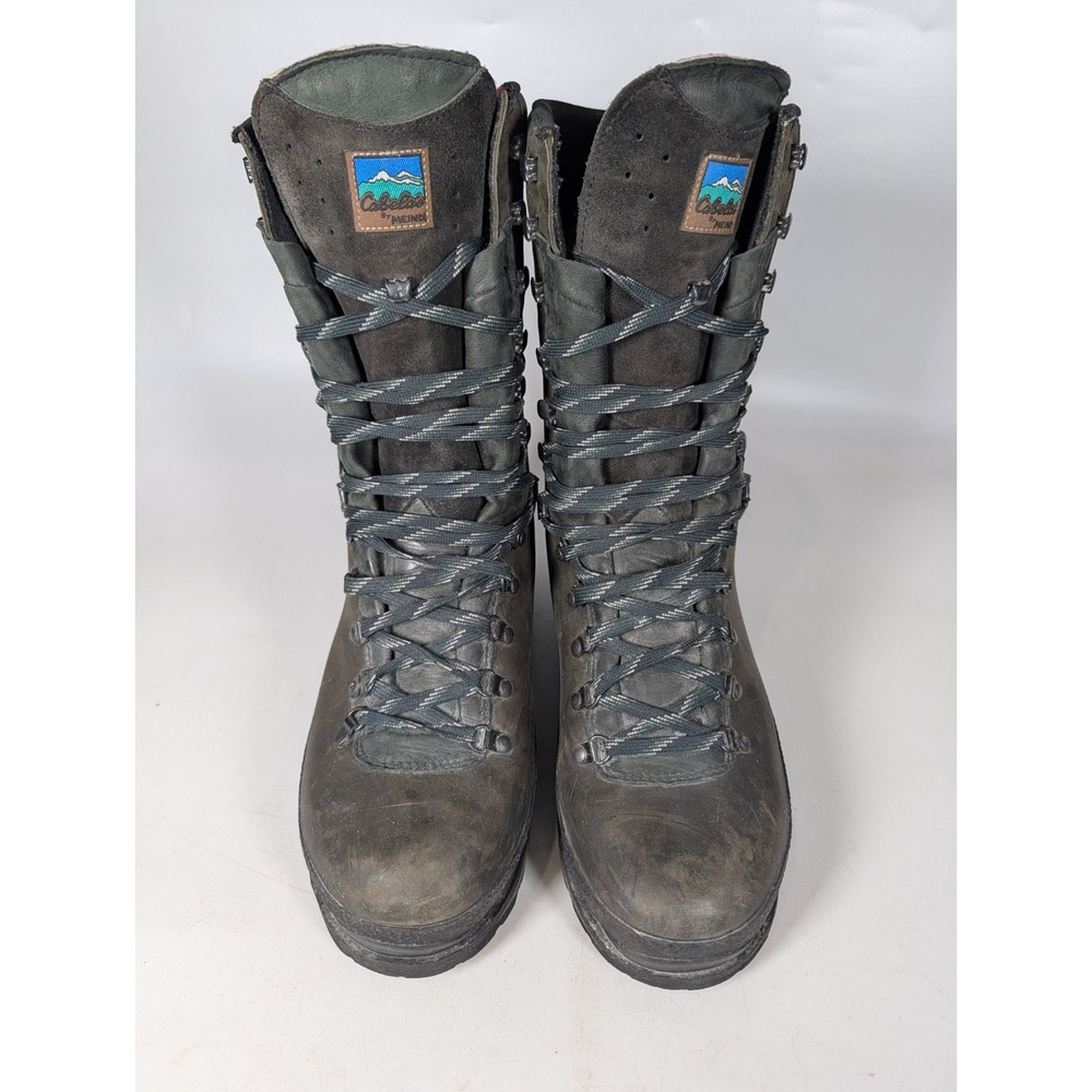 Cabela's by Meindl 12" Hunting Boots Gore-Tex Brown Leather Thinsulate Size 13 D - Picture 3 of 6